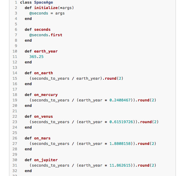 space age solution long